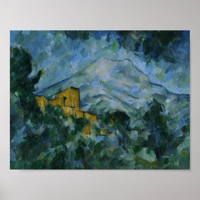 Paul Cezanne - Mont Sainte-Victoire Poster (Framsidan)