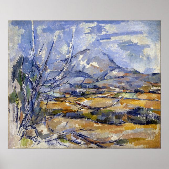 Paul Cezanne Mont Sainte-Victoire Poster (Framsidan)