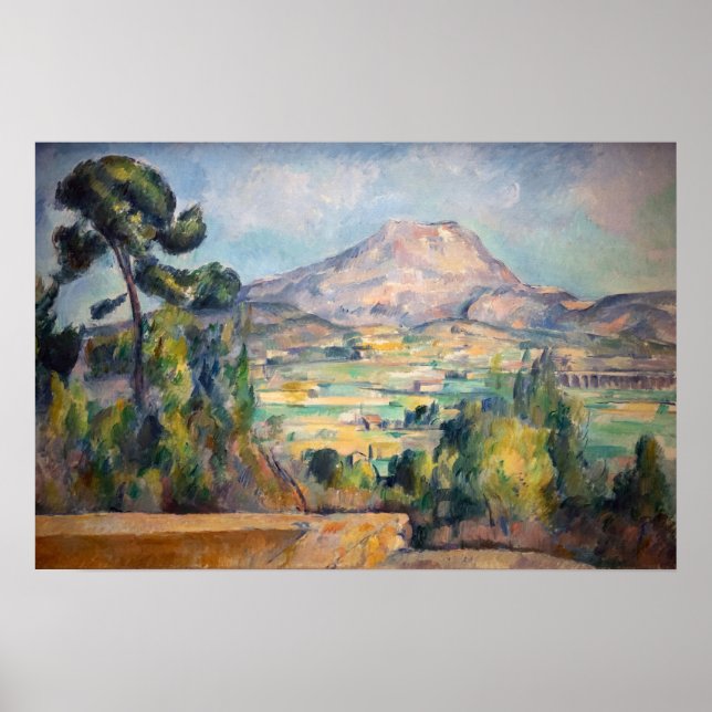 Paul Cezanne - Mont Sainte-Victoire Poster (Framsidan)