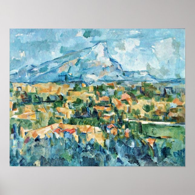 Paul Cezanne - Mont Sainte-Victoire Poster (Framsidan)