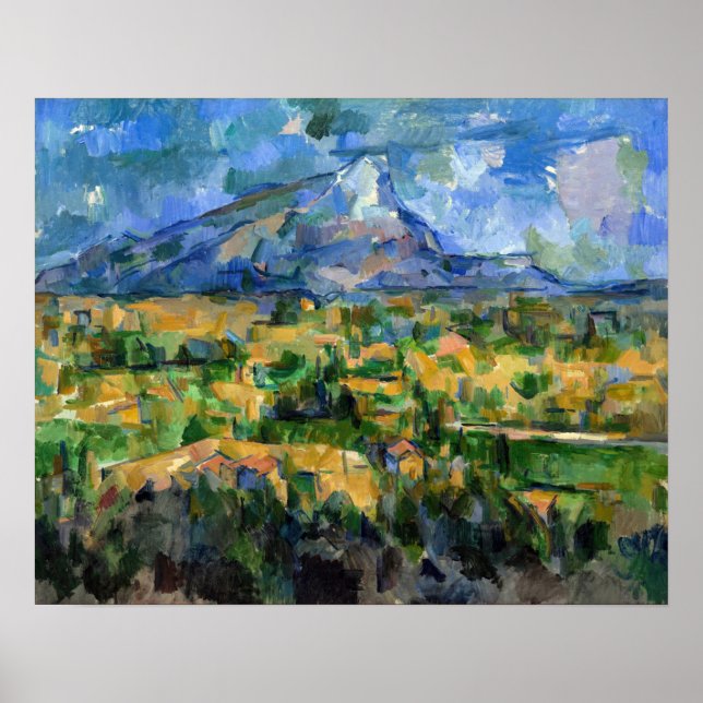 Paul Cezanne - Mont Sainte-Victoire Poster (Framsidan)