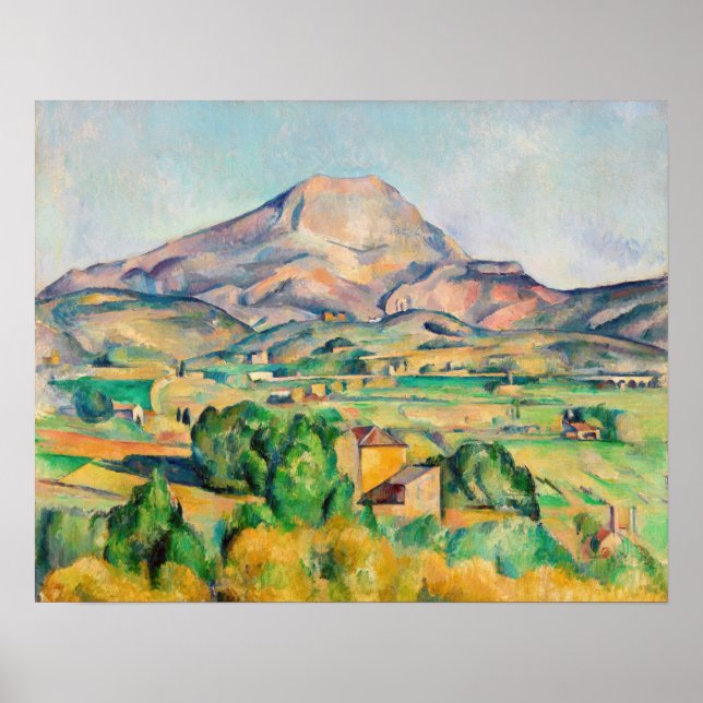 Paul Cezanne - Mont Sainte-Victoire Poster (Framsidan)