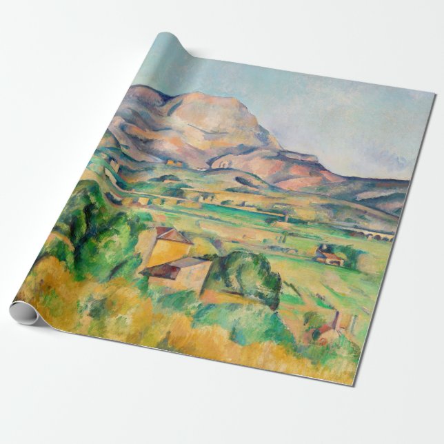 Paul Cezanne - Mont Sainte-Victoire Presentpapper (Utrullad)