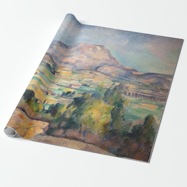 Paul Cezanne - Mont Sainte-Victoire Presentpapper (Utrullad)