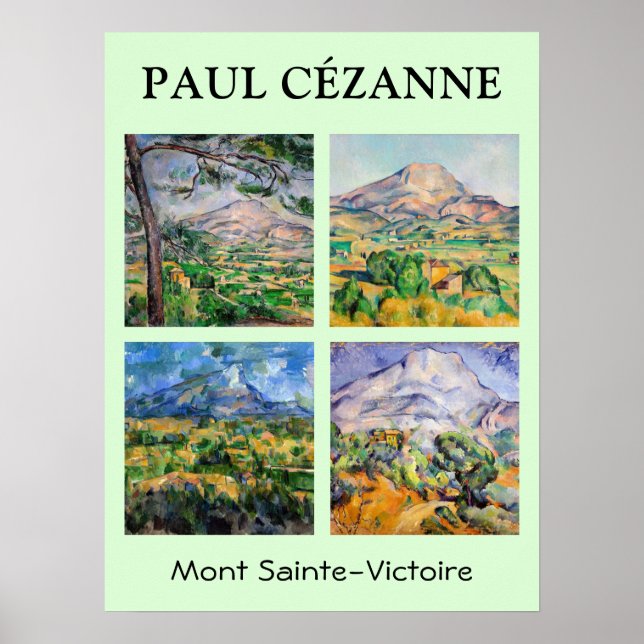 Paul Cezanne - Mont Sainte-Victoire Selection Poster (Framsidan)