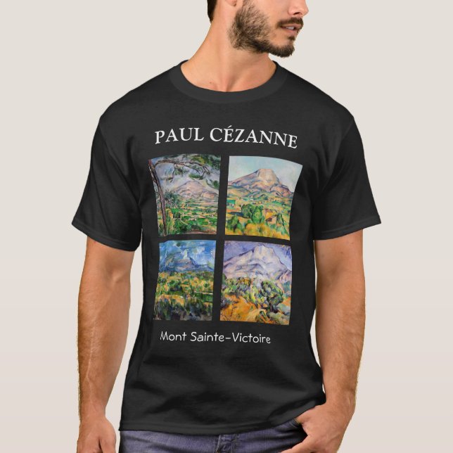 Paul Cezanne - Mont Sainte-Victoire Selection T Shirt (Framsida)