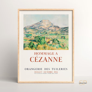 Paul Cézanne Mont Sainte-Victoire Serene Landcape Poster