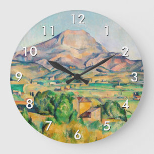 Paul Cezanne - Mont Sainte-Victoire Stor Klocka