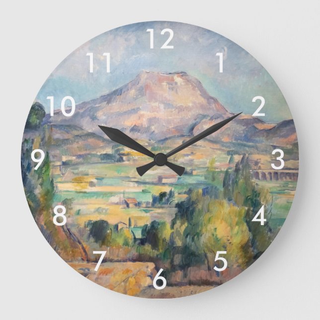 Paul Cezanne - Mont Sainte-Victoire Stor Klocka (Framsida)