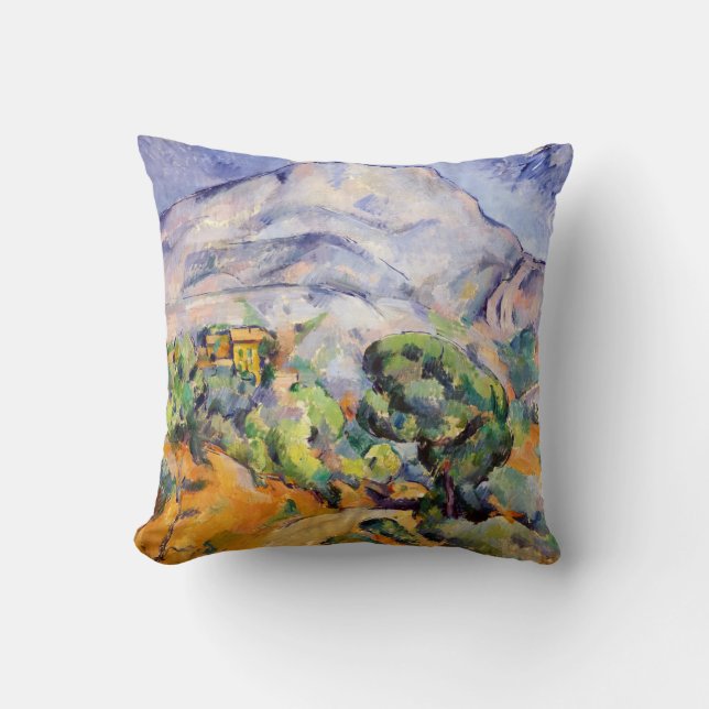 Paul Cezanne - Mont Sainte-Victoire, Tholonet Road Kudde (Framsida)