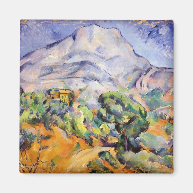 Paul Cezanne - Mont Sainte-Victoire, Tholonet Road Magnet (Framsidan)