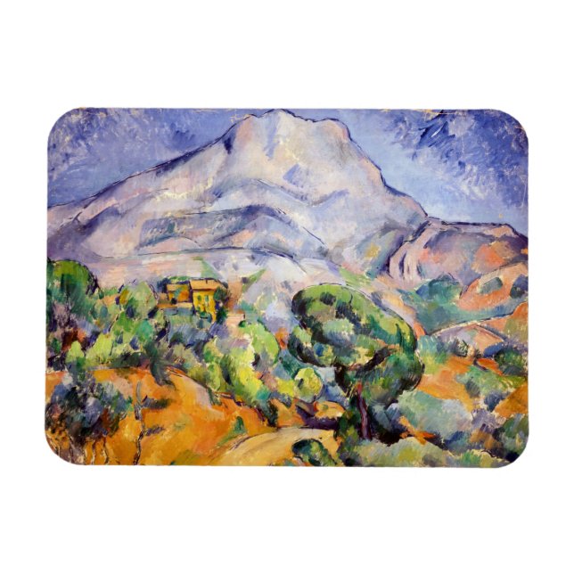 Paul Cezanne - Mont Sainte-Victoire, Tholonet Road Magnet (Horisontell)
