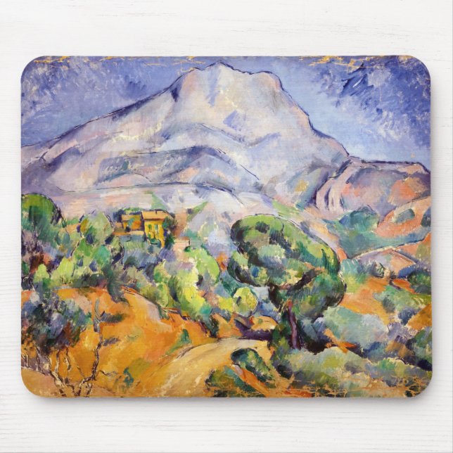 Paul Cezanne - Mont Sainte-Victoire, Tholonet Road Musmatta (Framsidan)