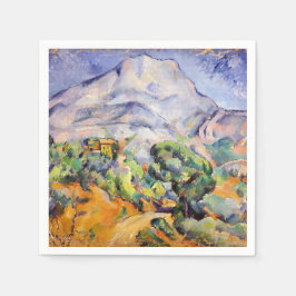 Paul Cezanne - Mont Sainte-Victoire, Tholonet Road Pappersservett