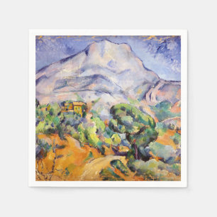 Paul Cezanne - Mont Sainte-Victoire, Tholonet Road Pappersservett