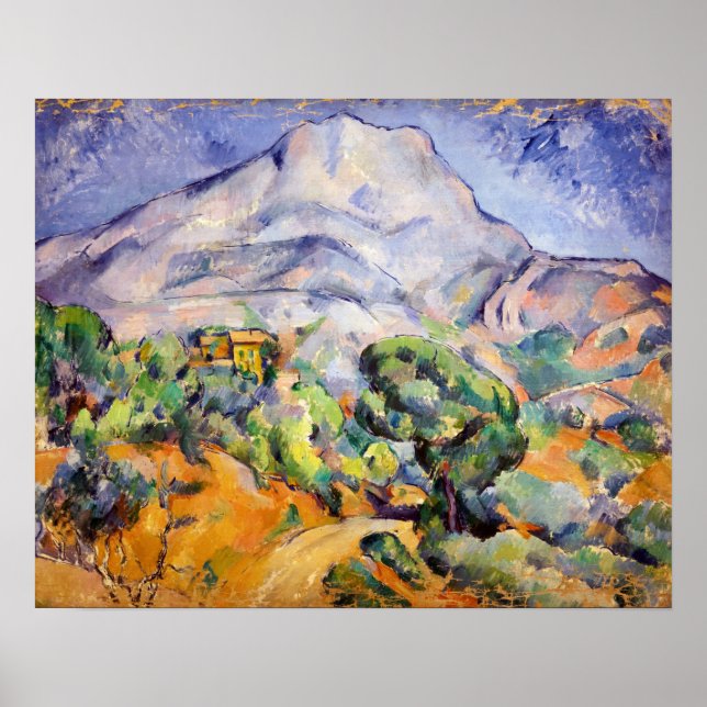 Paul Cezanne - Mont Sainte-Victoire, Tholonet Road Poster (Framsidan)