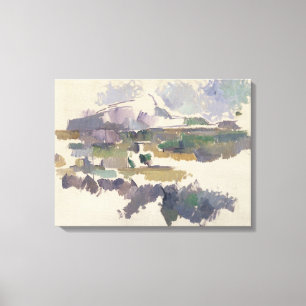 Paul Cezanne Montagne Sainte-Victoire, 1904-05 Canvastryck
