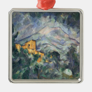 Paul Cezanne Montagne Sainte-Victoire och Blen Julgransprydnad Metall