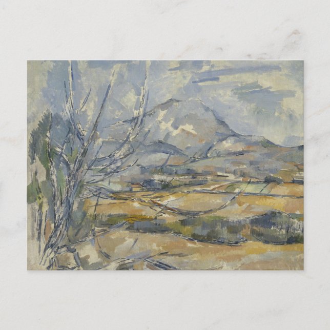 Paul Cezanne - Montagne Sainte-Victoire Vykort (Framsida)