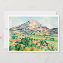 Paul Cézanne, nedladdningsbar Mont Sainte-Victoire Inbjudningar