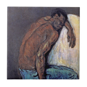 Paul Cezanne - Negern Scipio Finsk konstmålning Kakelplatta
