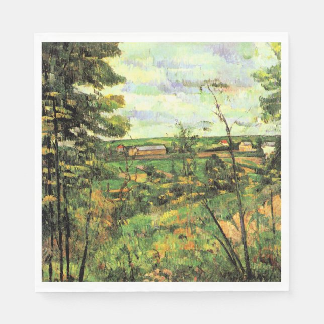 Paul Cezanne, Oisdalen, Pappersservett (Framsidan)