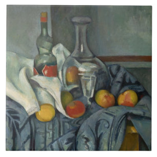 Paul Cezanne pepparmintflaskan, 1893-95 (olja Kakelplatta