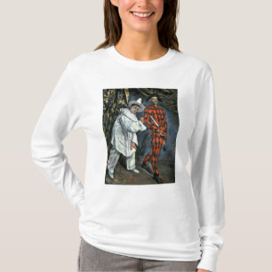 Paul Cezanne Pierrot och Harlequin, 1888 T Shirt