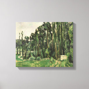 Paul Cezanne poplarsna, c.1879-82 Canvastryck
