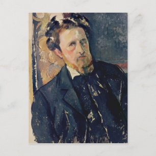 Paul Cezanne Porträtt i Joachim Gasquet 1896-9 Vykort