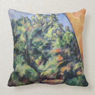 Paul Cezanne röd sten, c.1895 (olja på kanfas) Kudde