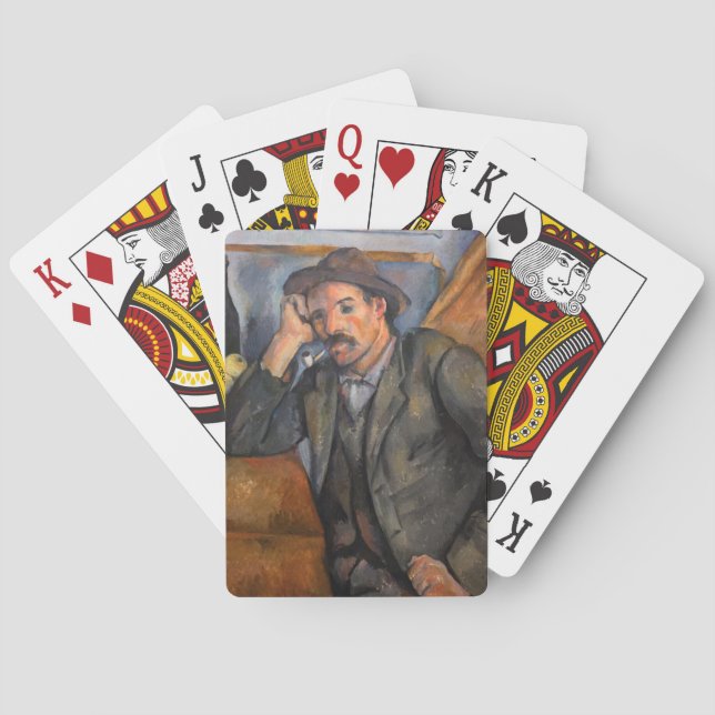 Paul Cezanne - Rökare Casinokort (Baksidan)