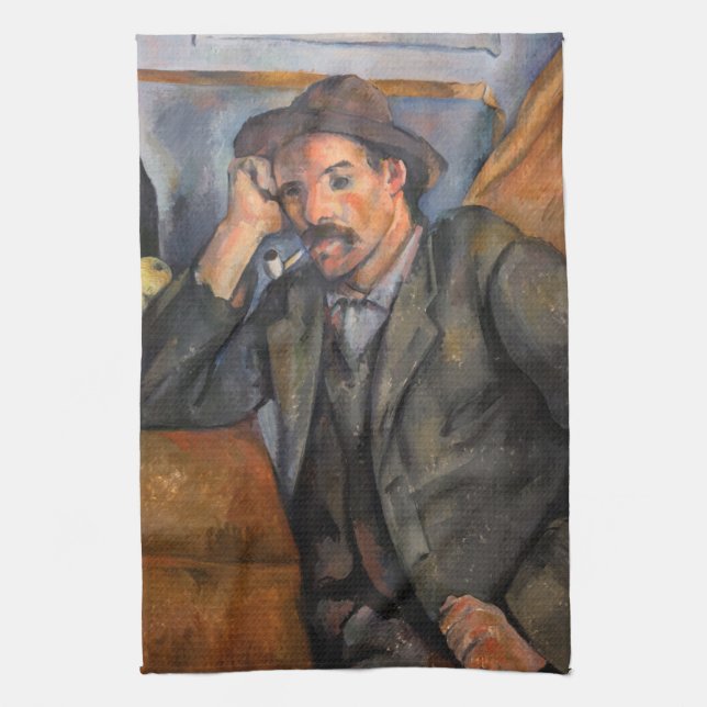 Paul Cezanne - Rökare Kökshandduk (Vertikal)