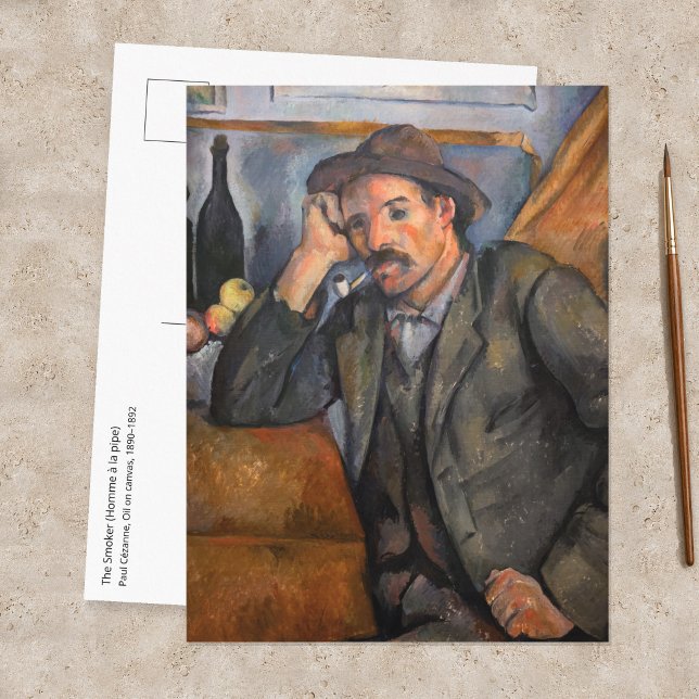 Paul Cezanne - Rökare Vykort (Skapare uppladdad)