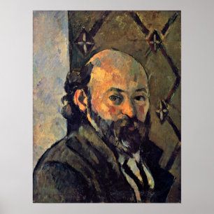 Paul Cezanne - Self-porträtt från tapet Poster