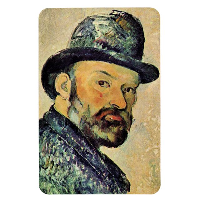 Paul Cezanne, Self-Porträtt, Magnet (Vertikal)