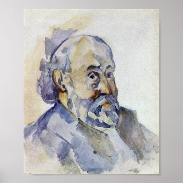Paul Cezanne - själv-porträtt Poster (Framsidan)