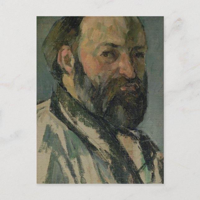 Paul Cezanne | Självporträtt, 1877-80 Vykort (Framsida)