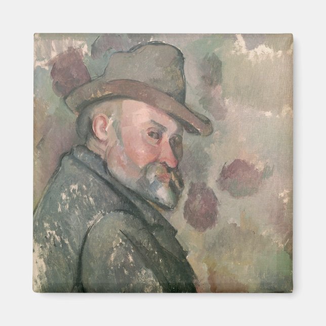 Paul Cezanne | Självporträtt, 1890-94 Magnet (Framsidan)