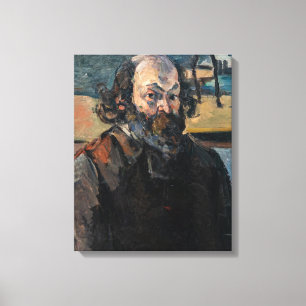 Paul Cezanne - Självporträtt Canvastryck
