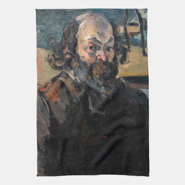 Paul Cezanne - Självporträtt Kökshandduk (Vertikal)