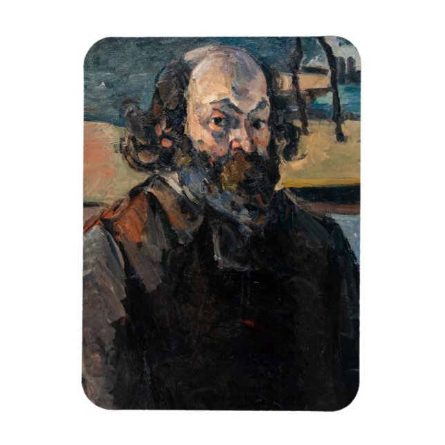 Paul Cezanne - Självporträtt Magnet (Vertikal)