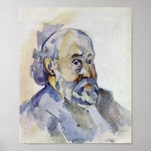 Paul Cezanne - självporträtt Poster
