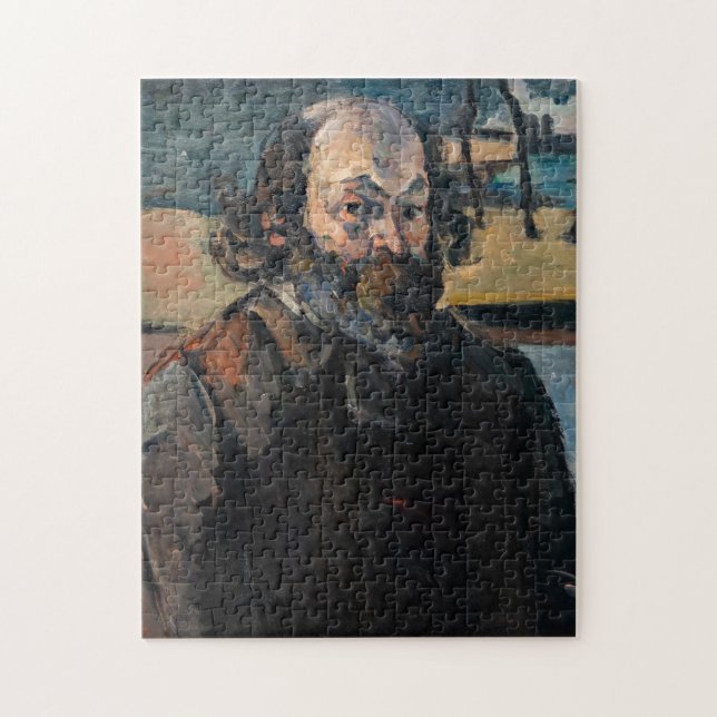 Paul Cezanne - Självporträtt Pussel (Vertikal)