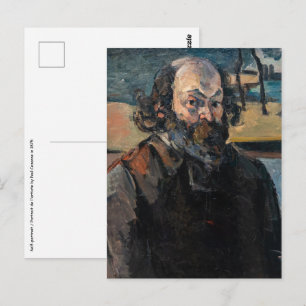 Paul Cezanne - Självporträtt Vykort