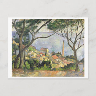 Paul Cezanne Sjön i Estaque, 1878 Vykort