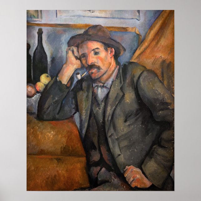 Paul Cezanne - Smoker Poster (Framsidan)