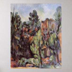 Paul Cezanne - stenbrott nära Bibemus Poster