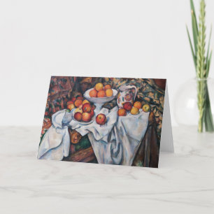 Paul Cezanne - still Life, Apples and Oranges Kort