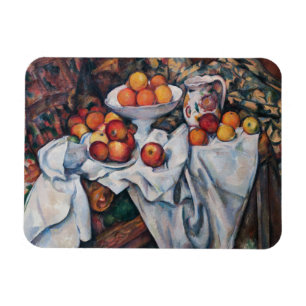 Paul Cezanne - still Life, Apples and Oranges Magnet